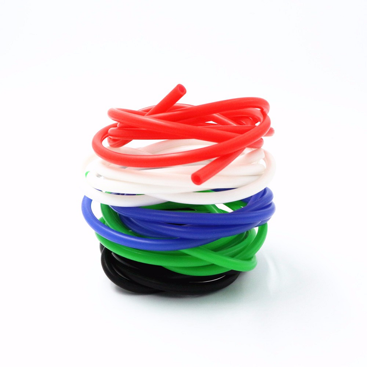 Colored Thin Wall Silicone Rubber Tube Soft Rubber Tubing