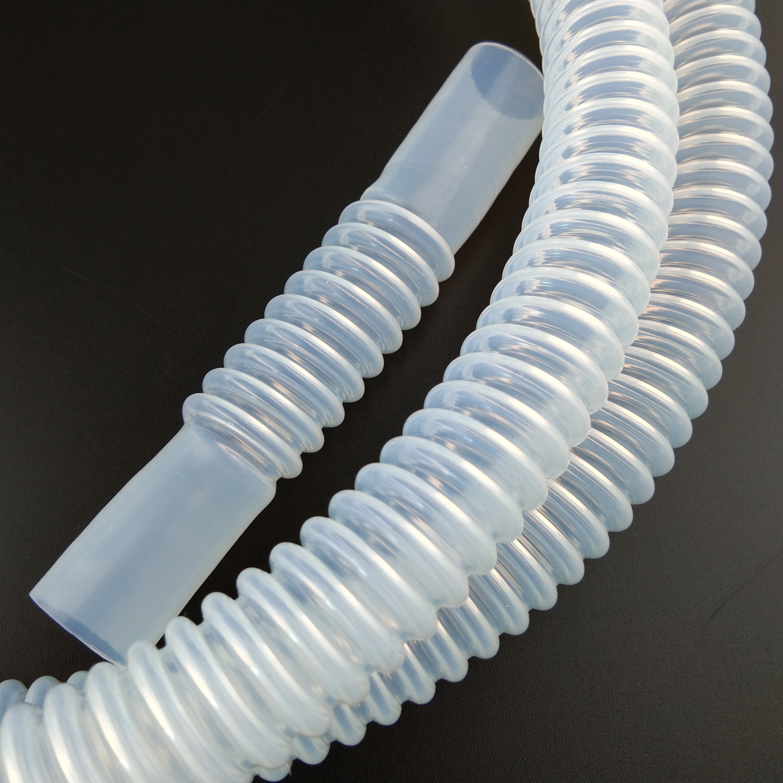 Auto Wire Protecting Ptfe Pipe Corrugated Hoses Transparent Tube corrugated fuel hose