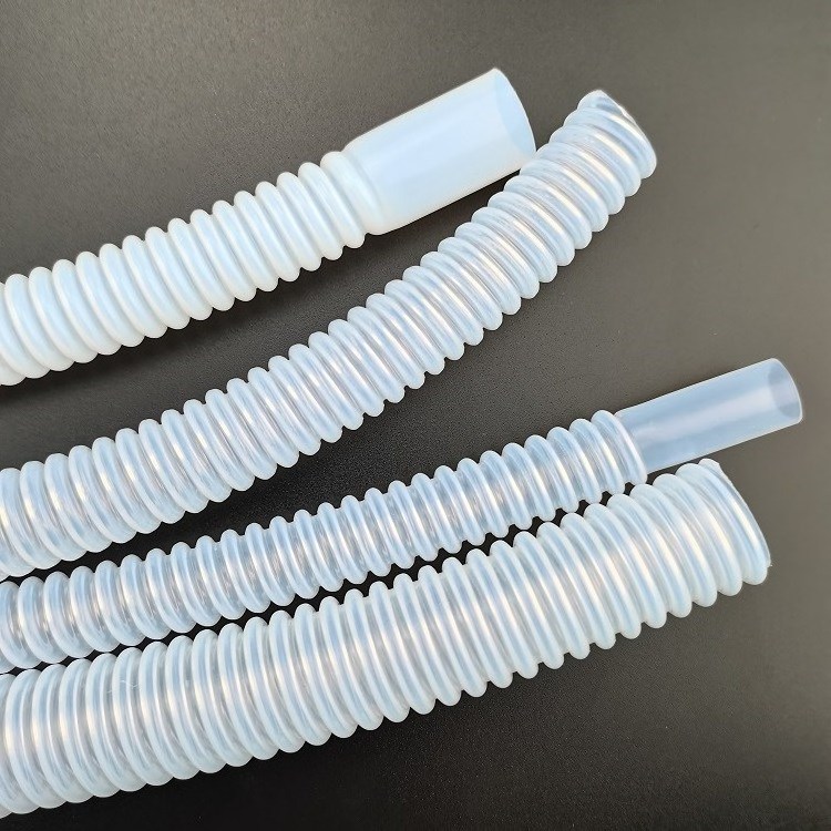 PTFE Corrugated Hose Tubes Diesel for Fuel  High Temperature Resistance Custom Free Sample