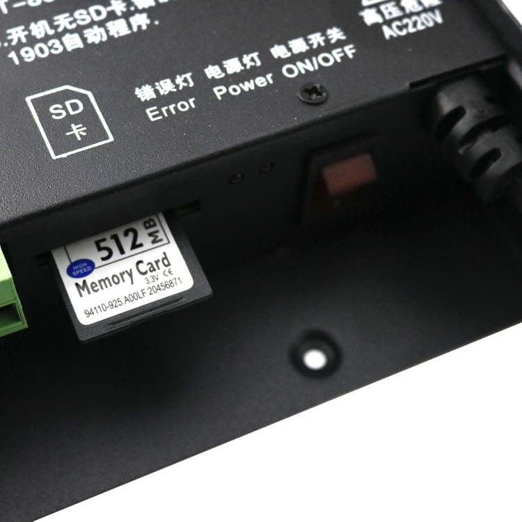 High Quality 8 Port Output 512mb Dc5v Rgb Led Black Controller