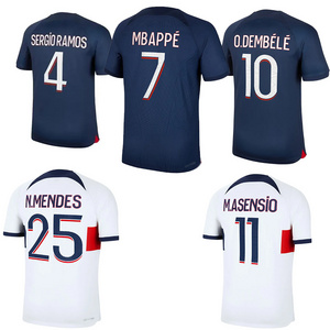 2023 2024 Paris Home Player Jersey Slim Fit Football Soccer Jersey Men Club Shirt Paris Saint Germain Jersey