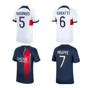 23/24 Paris Maillot MBAPPE Soccer Jerseys 2023 2024 Maglia  KANG IN Home Away HAKIMI VITINHA KOLO MUANI