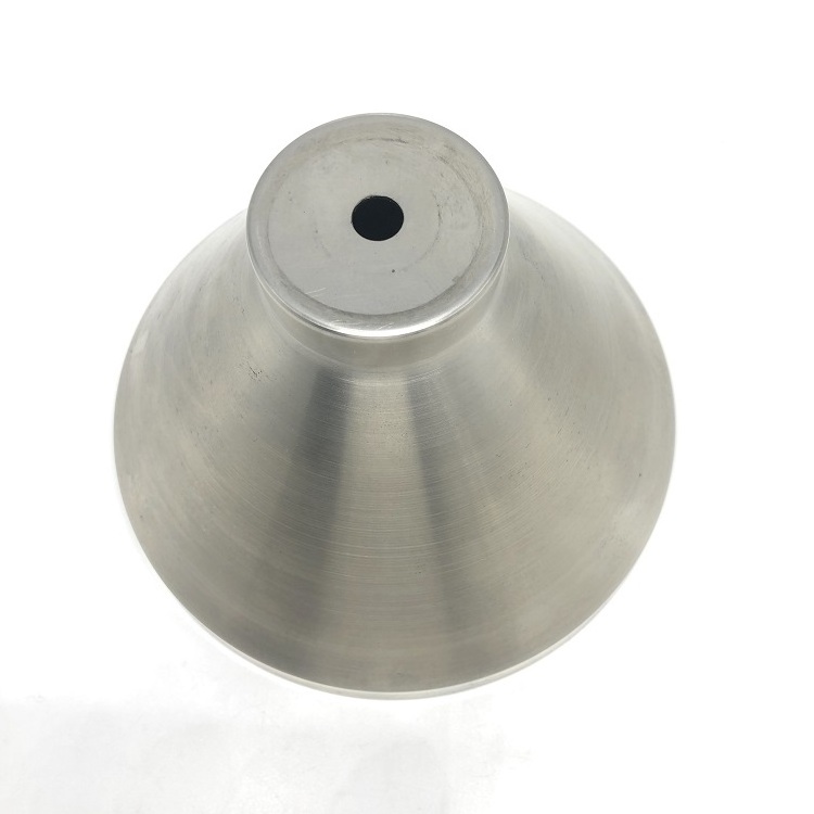 Customized Cnc turning parts sheet metal cone galvanized metal spinning parts slippery metal cone