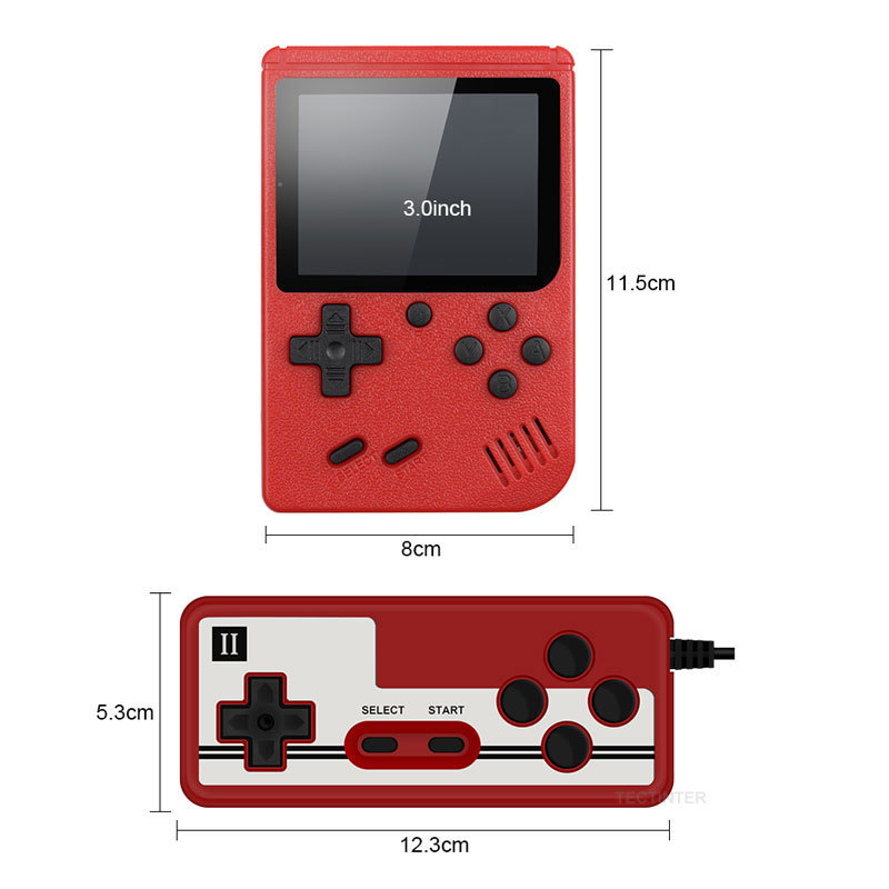 Retro Portable Mini Handheld Video Console Game 8-Bit 3.0 Inch Color LCD Kids Color Game Player game box 400 in 1