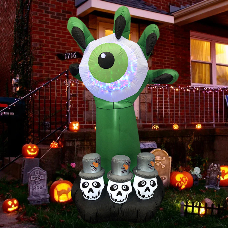 Popular Halloween ghost hand, inflatable Halloween decorations and LED ghost hand Halloween