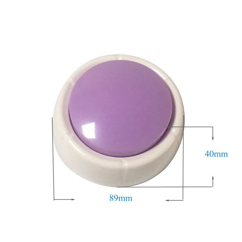 Pet training button dog communication button cat interactive sound recordable buttons recording talking sound buzzer for dog