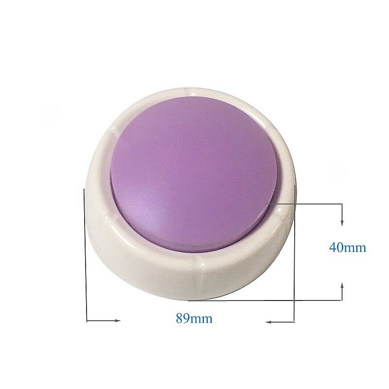 Newest voice box easy talking button recorder funny office 20 seconds recording sound buzzer