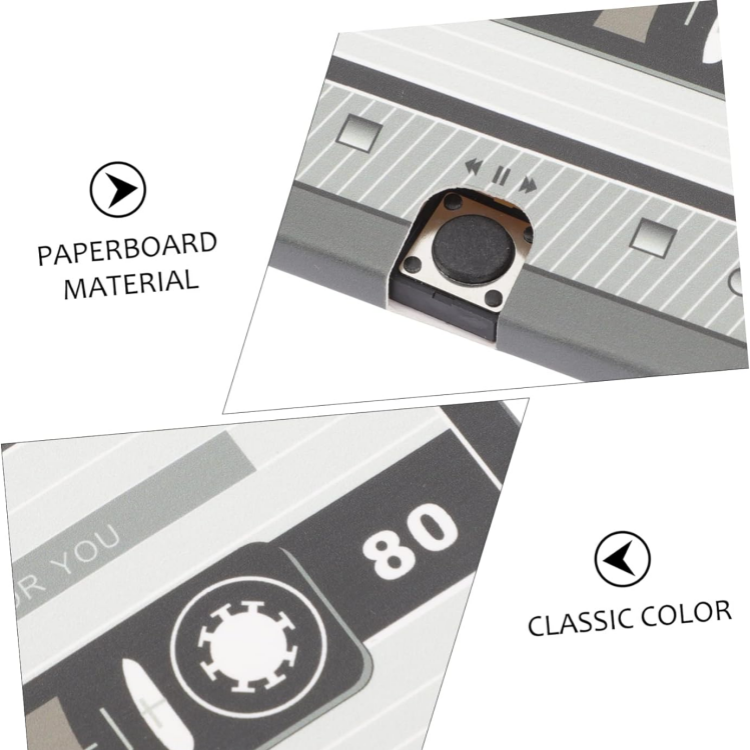 Manufacture Supply Voice Recordable Greeting Cards Cassette Tape Shaped DIY Recording Greeting card Personalized Voice Card