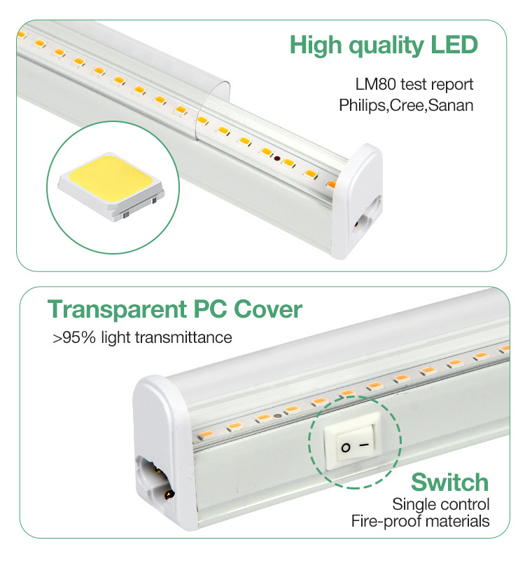 T8/T5 tube 2ft 3ft 4ft  t5 grow light Led grow light vertical farming full spectrum fixture indoor grow light  for plants