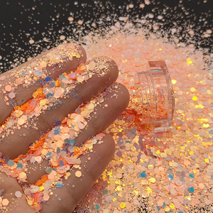 wholesale glitter powder PET 24 colors bulk glitter 0.3mm 1 kilo packing glitter powder