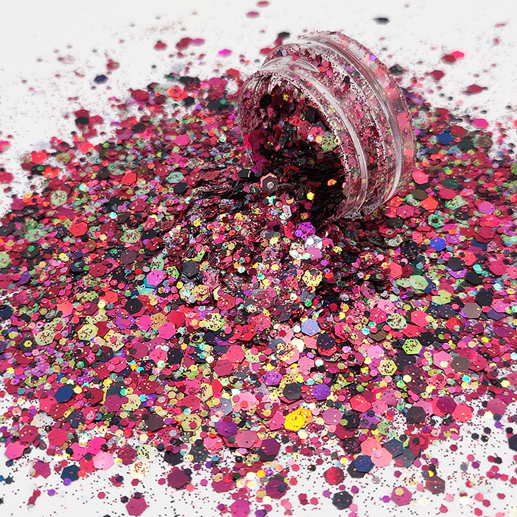 High Quality Bulk  Polyester Glitter Solvent Resistant Glitter