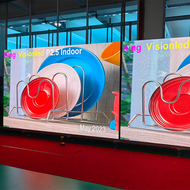 Indoor HD small pitch display LED screen panel P1.86mm P2.5mmLED video wall display screen