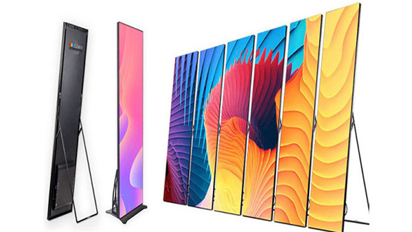 Digital Poster  Led Screen Outdoor Indoor Led Display P1.8 P2 P2.5 P3 4g Wifi Usb Movable Mirror Poster Led Display Screen