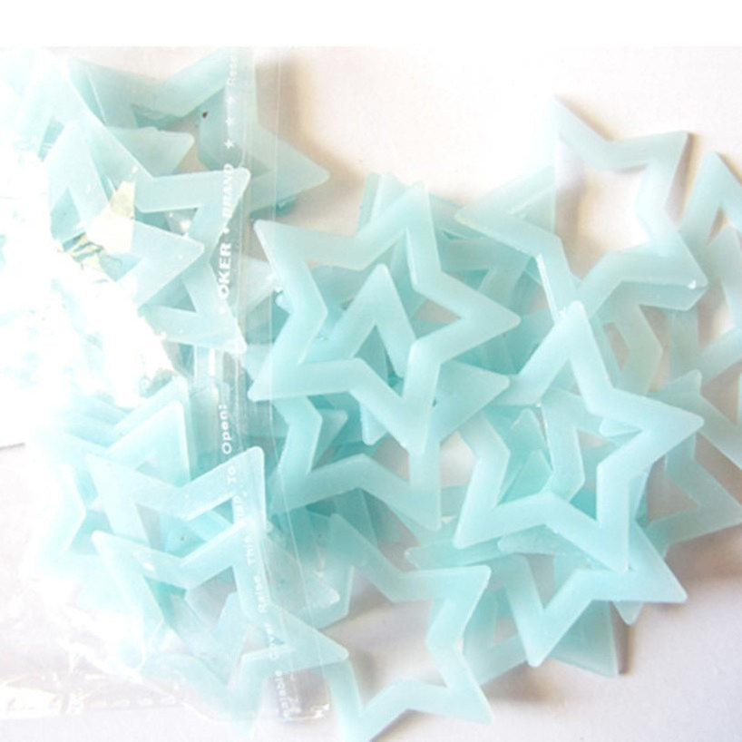 40 pcs Wall star stickers Glow In Dark Fluorescent Stars Wall Sticker for Kids Bedroom