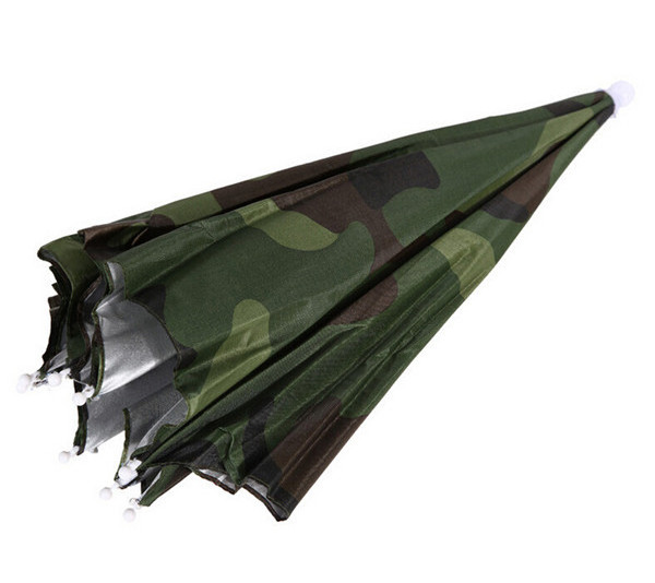 Colorful/Camo Umbrella Hat Cap Sun Shade Camping Hiking Outdoor Parasol Umbrella Hat Cap