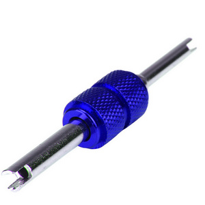 Two-purpose double-headed car air-conditioning valve core key Threading door core tool tire valve core disassembly wrench