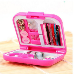 Portable Travel Sewing Kits Box Needle Threads Scissor Thimble Home Sewing Tool Accessories Needle Box