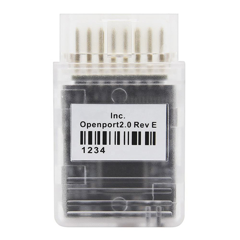 obd connector automotive OBD 22.0 J2534 ECU flash chip adjustment interface Openport 2.0 full software Ecuflash obd adapter