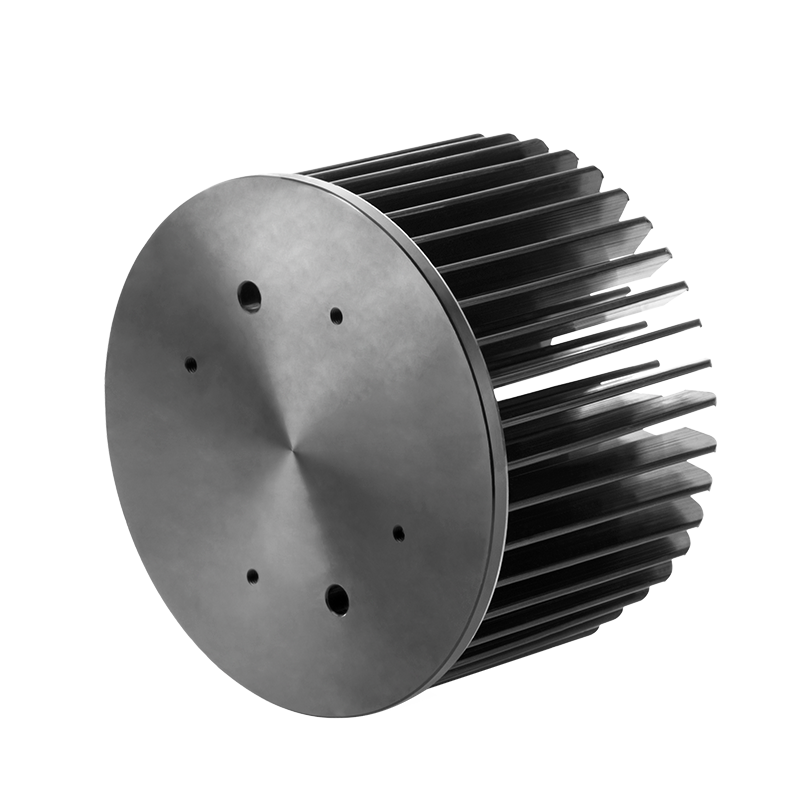 Shenzhen LIKE 30W Diameter 120mm Height 70mm Custom Heavy Duty Predrilled Cylindrical Aluminium Heatsink Heat Sink