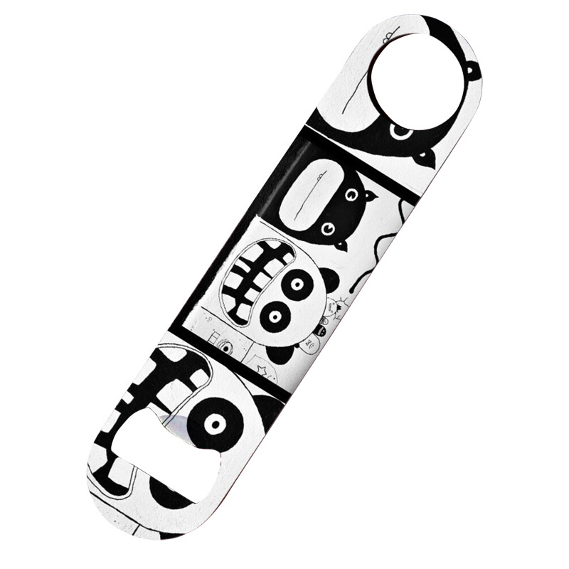 Factory Custom Deep Metal Engraved Pry Bar EDC Multi Tool Bottle Opener EDC Gear and Tools