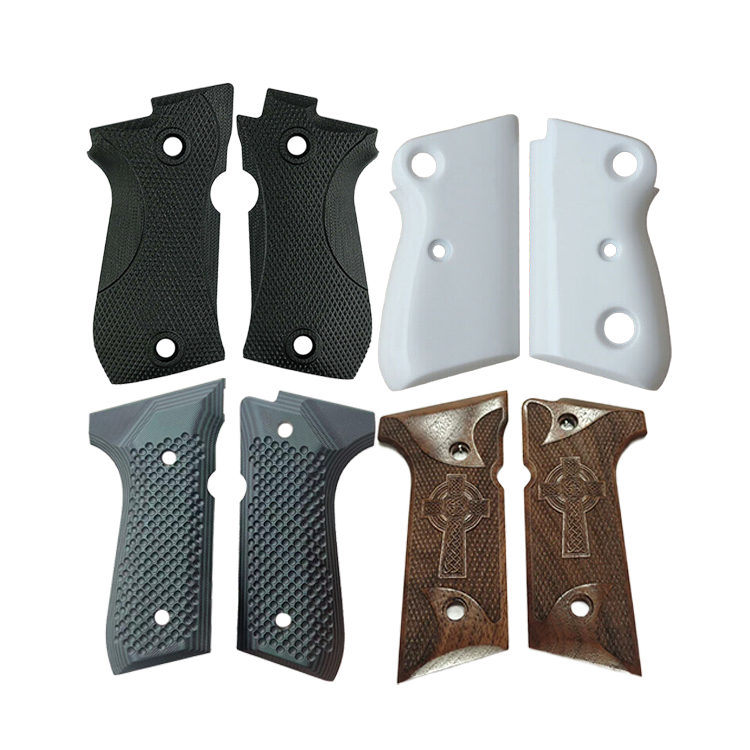 Custom manufacture high precision 70 81 92x 92fs g10 wood resin shooting grips  accessories panels