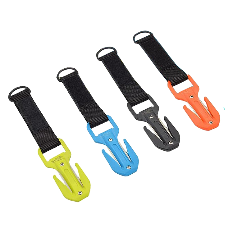 Scuba diving safety knife line cutter tool