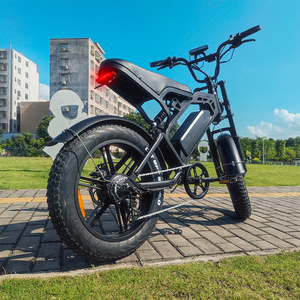 EU Warehouse Ready Stock Electrically Bike Fat Tire E-bike Electric Bicycle 750W Adult Fatbike 1000w 20 Inch Steel 48V V20 15 Ah