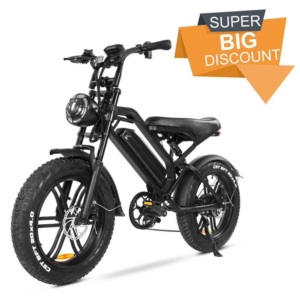 Eu Warehouse Electric Hybrid Bike Cheap Fat Tyre Electric Bike Fat Tire Mountain Bicycle Rickshaw Electric Bike