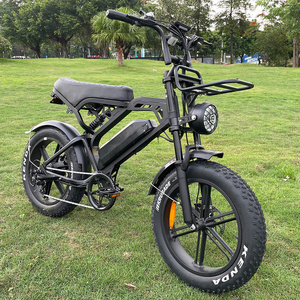 Ready Stock V20 Electric Bicycle China Factory Price Fat Tire Cheap Cycle Electric City Bike Bicycles Electr