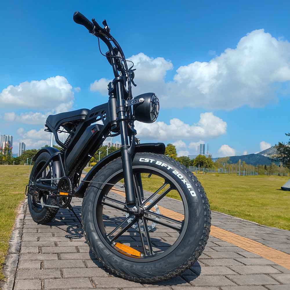 Ready Stock Electric Bicycle 1000w 20inch Fat Tire E Bike 250w Electric Bike 48v Fatbike 25km V20 Fatbikes Electric Hybrid Bike