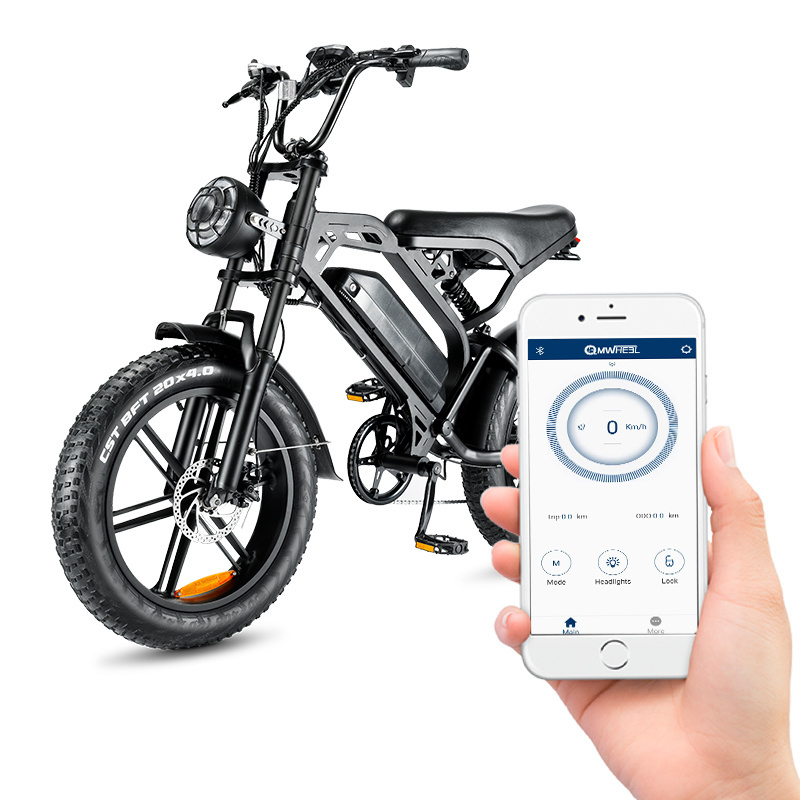 V20 E Bicycle Electric Bike 750w 20inch Fat Tire E-Bike Cheap Electric Bicycle Eu Usa Electric Bicycle Price