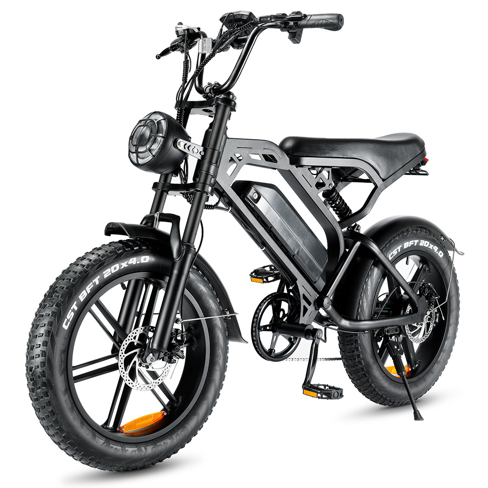 EU USA Warehouse Ready Stock V20 Electric Bicycle 1000w 20inch Fat Tire E-bike 250w Urban Electric Bicycle 25km/h Adult Fatbike