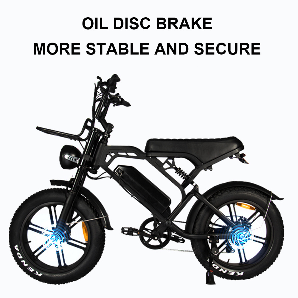 Ready Stock V20 Electric Bicycle China Factory Price Fat Tire Cheap Cycle Electric City Bike Bicycles Electr