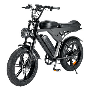 Dropshipping V30 Hunting Electric Bike Fat Tire Ebike Cheap Electronic Bike for Men 1000w 250w 500w 750w Steel Customized Logo