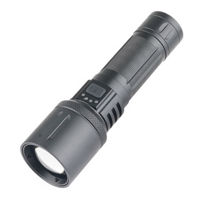 Super Bright LED Flashlight USB Input Output Rechargeable High Power Zoomable Aluminum Troch Flashlight