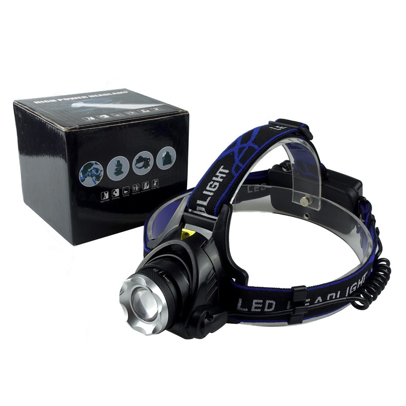 Hot Sale LED Head Lamp Rechargeable Headlight T6 Outdoor Waterproof Camping Flashlight