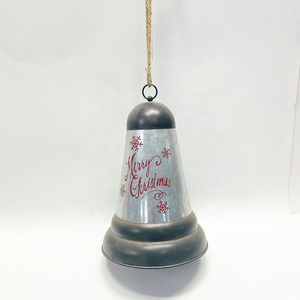 metal craft Liberty Bell christmas tree ornaments Old World vintage outdoor xmas party Decorations Supplies