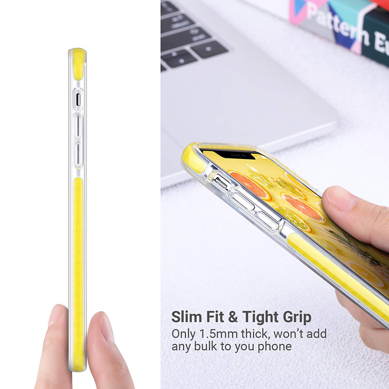 Anti -shock phone case Non Faded Color and pattern Premium TPE TPU PC 3 in1 Slim Fit Phone case for iPhone 15