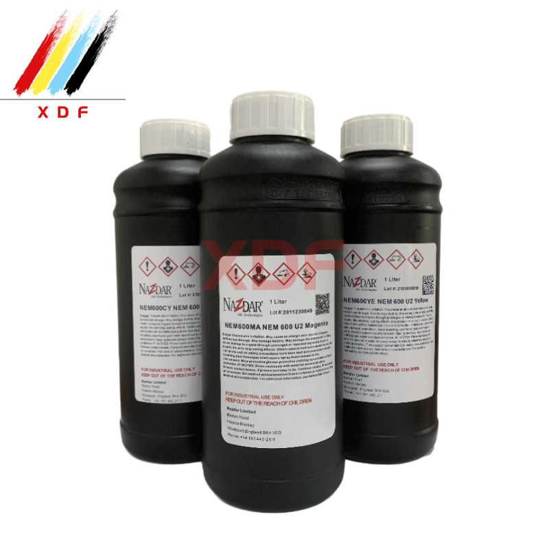 Printing ink NAZDAR digital LED infrared invisible inkjet printer uv ink price G5/G6 print head NAZDAR UV LED ink wholesale