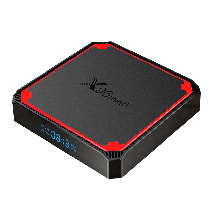 X96 mini+ Set-top Box S905W4 Android 9.0 TV Box USB2.0 with LED screen multilateral languages