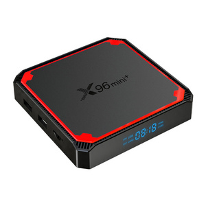 X96 mini+ Set-top Box S905W4 Android 9.0 TV Box USB2.0 with LED screen multilateral languages