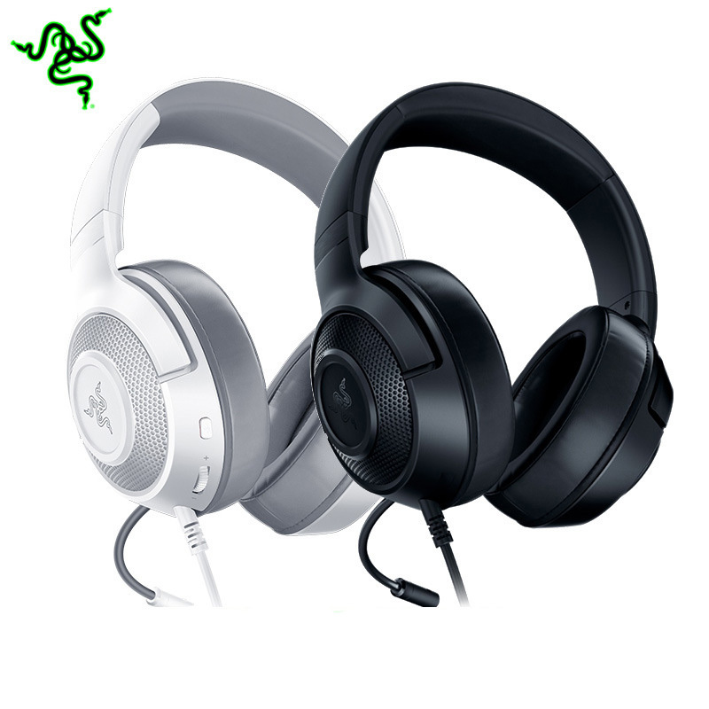 Wired Multi-Platform Razer Kraken X Headphones 7.1 Surround Sound E-sports Gaming Computer Headset With Microphone