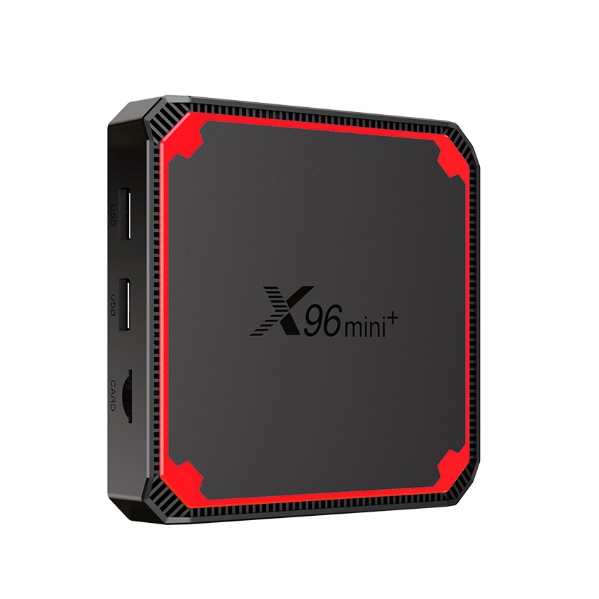 X96 mini+ Set-top Box S905W4 Android 9.0 TV Box USB2.0 with LED screen multilateral languages