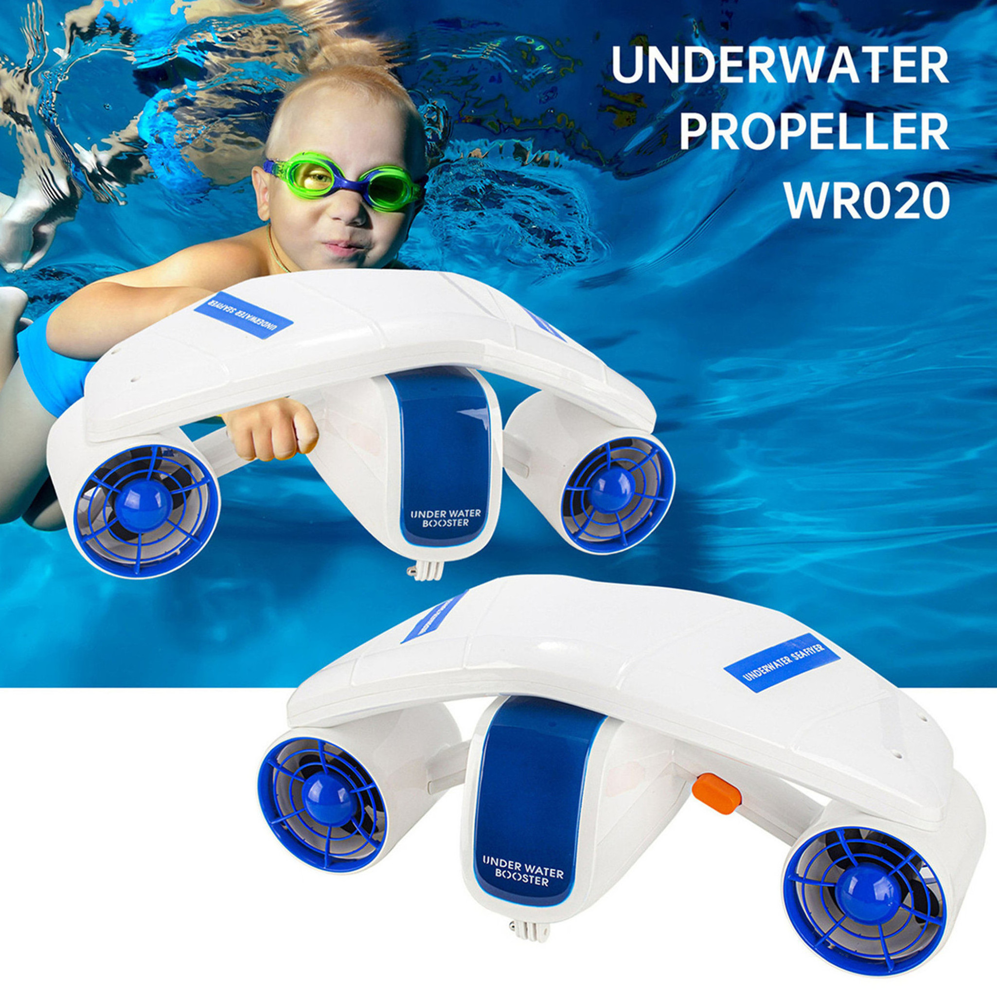 2024 New Arrival Sea Scooter Underwater Propeller 22.2v 480W Electric Waterproof Water Sports Swimming Pool for Adult