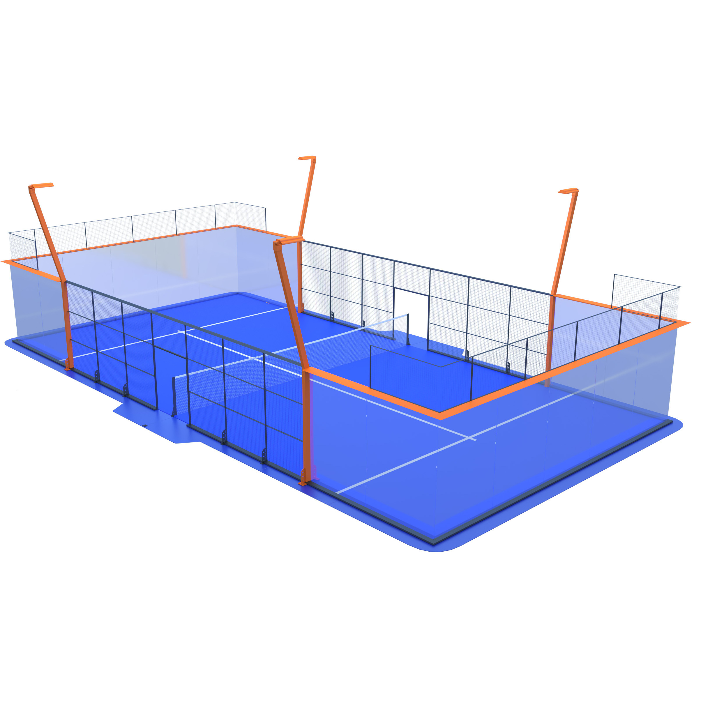 inflatable sports fence wire mesh fence tennis court fence artificial turf for padel tennis court