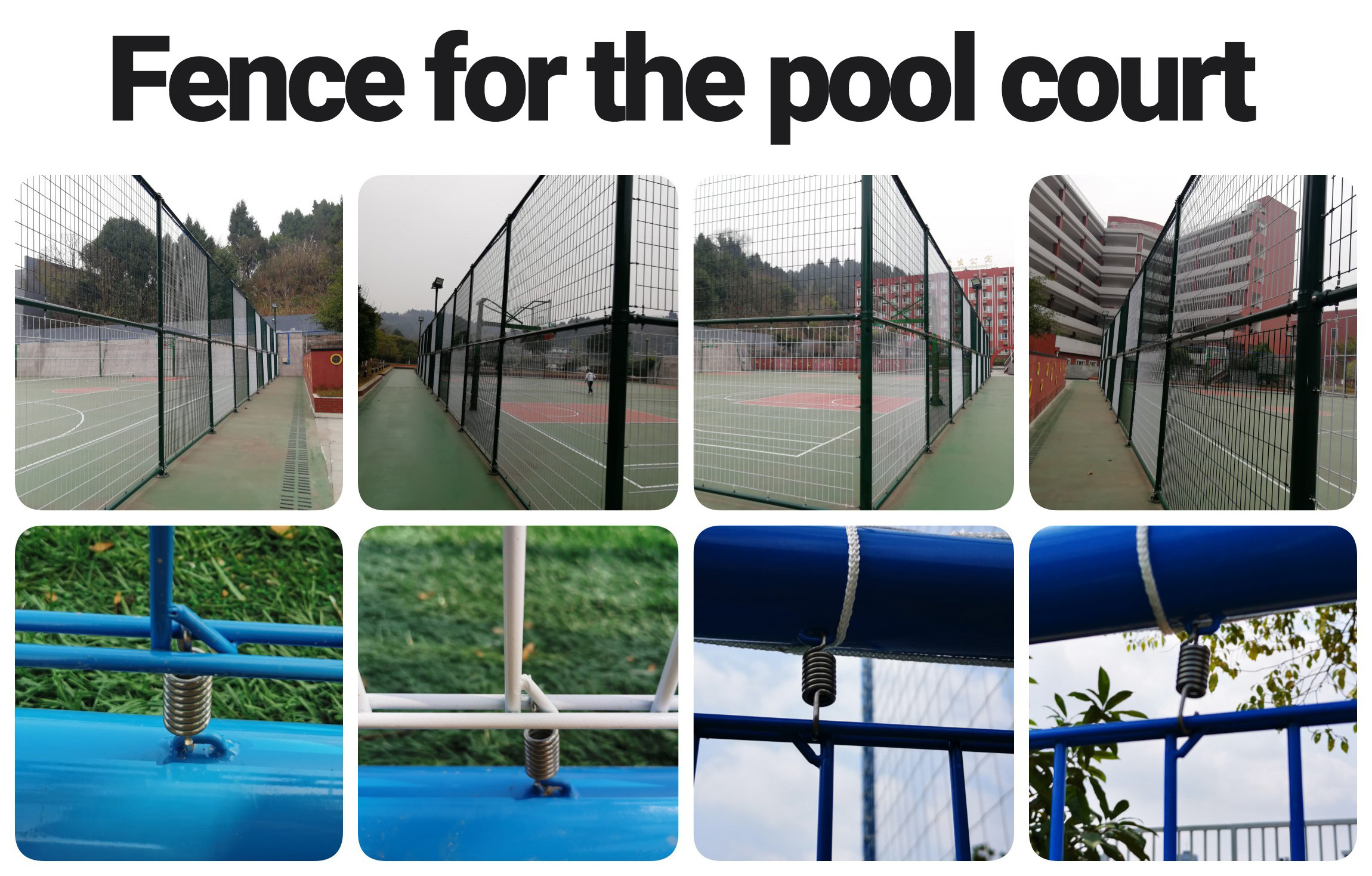 inflatable sports fence wire mesh fence tennis court fence artificial turf for padel tennis court