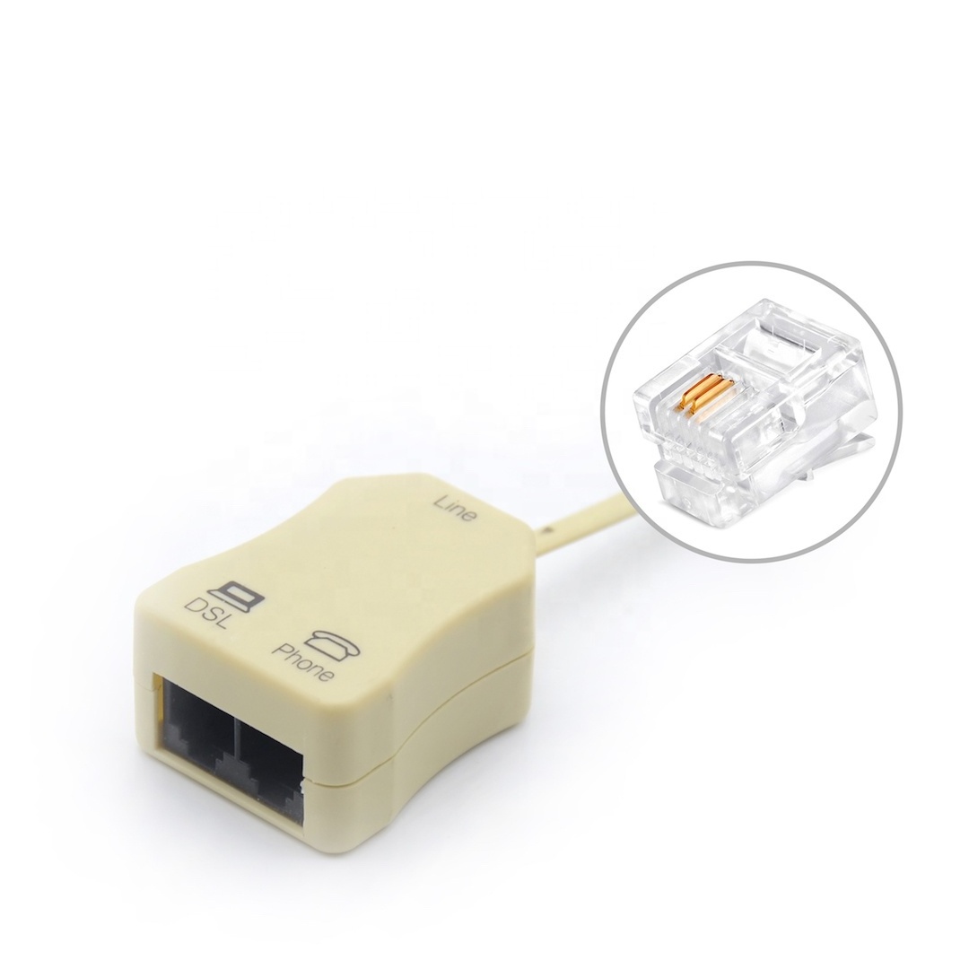 RJ11 Micro Filter Modem Inline XDSL DSL ADSL VDSL Splitter