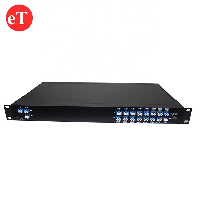 18Channels 1U 19inch Rack Mount Chassis IL 5.0dB WDM Filter Device OADM Mux Demux Module CWDM