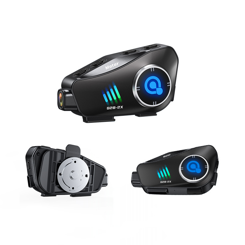 Custom helmet camera video recorder 1080P camera motorcycle heomet intercom with 360 degree adjustment