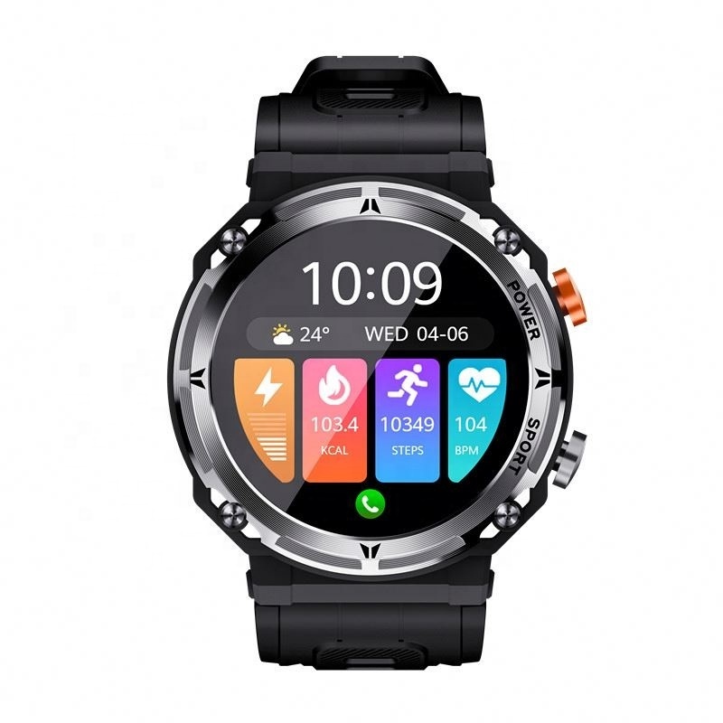 C21 Pro Outdoor Smart Watch 1.39 inch 360*360 HD Screen BT Call Heart Rate Blood Oxygen Monitor 410mAh Large Battery Capacity